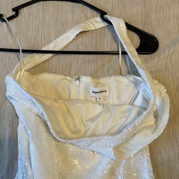 Superdown Revolve Cicely Mini Dress S White - Picture 6 of 9